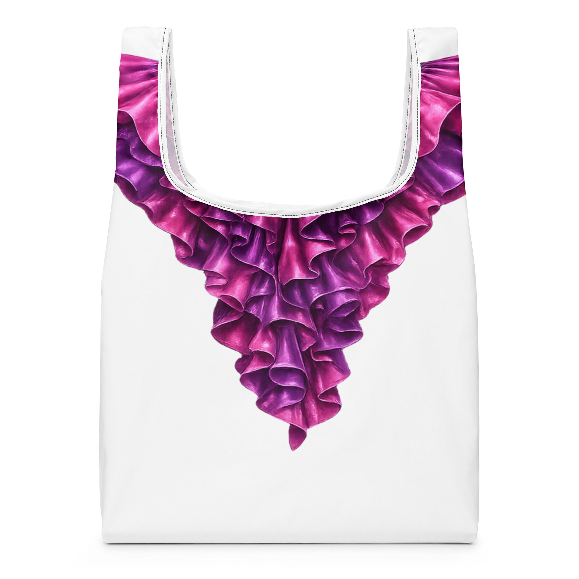 Ruffled Triangle All-Over Print Bag product image (3)