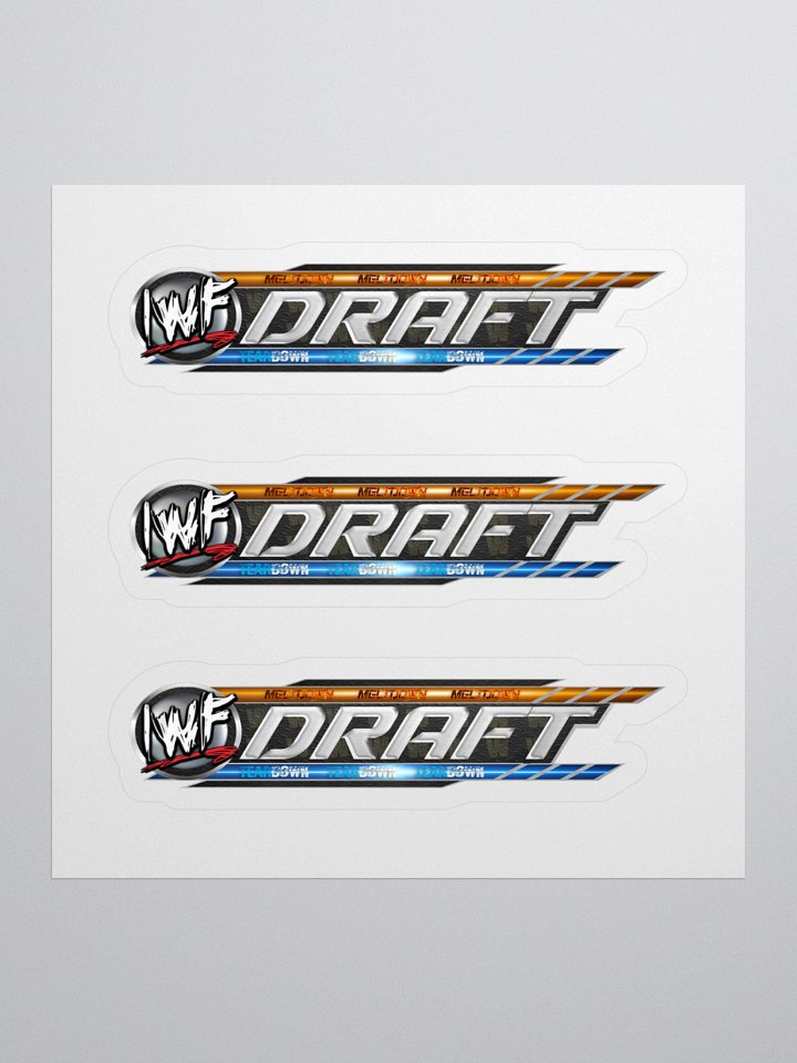 IWF: DRAFT Sticker Sheet product image (1)