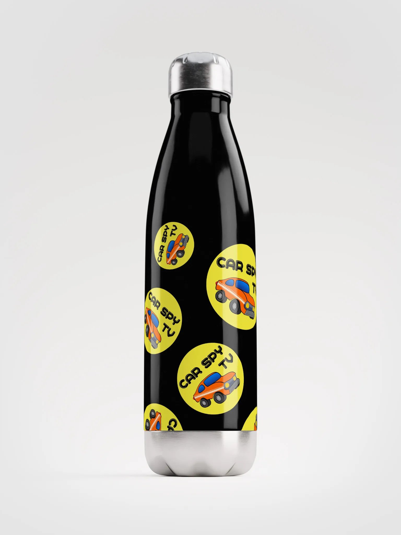 Stainless Steel Drinks Bottle: CarSpyTV Logo product image (1)