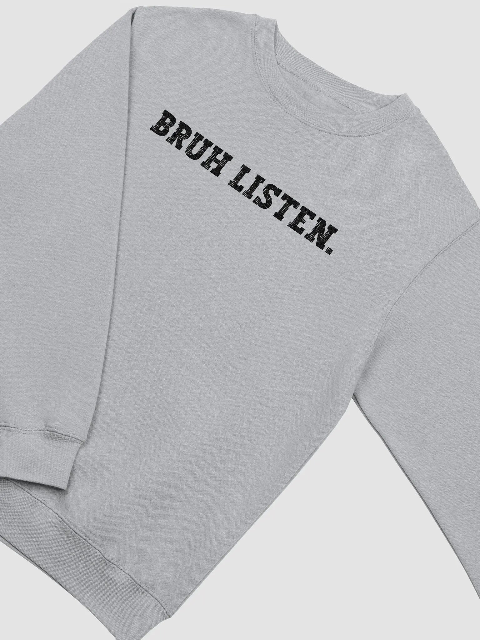 Bruh Listen Women's Sweatshirt (Light) product image (8)