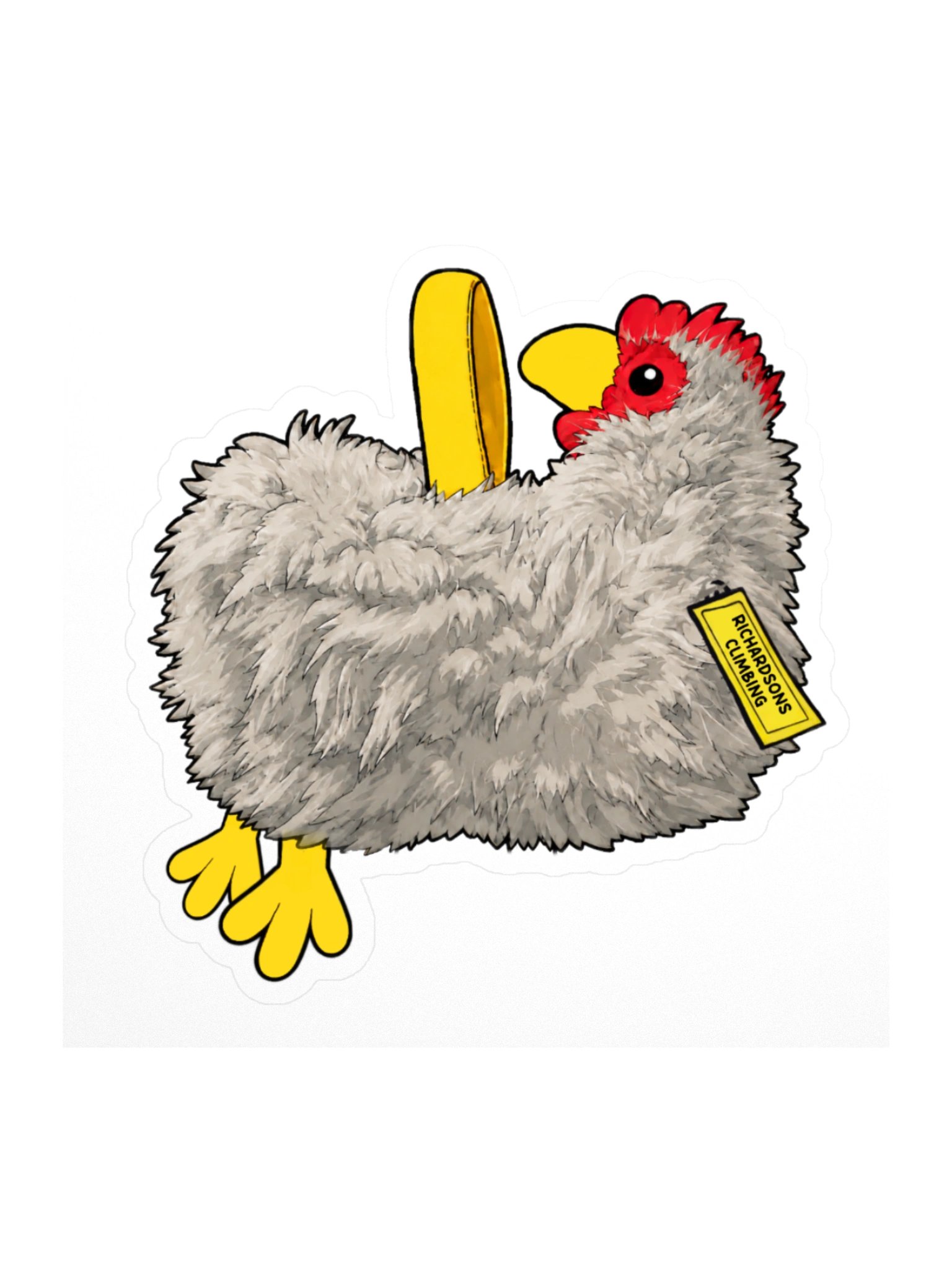 Chicken Chalk Bucket Sticker product image (1)