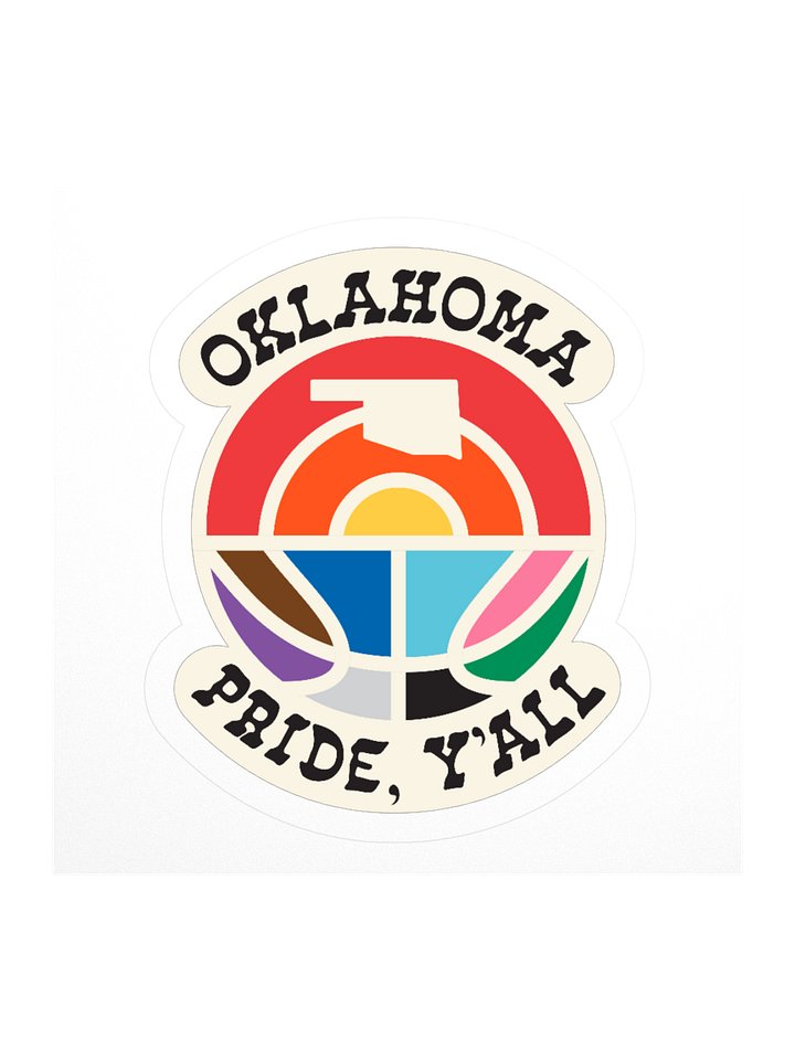 Oklahoma Love and Basketball Pride Sticker product image (2)