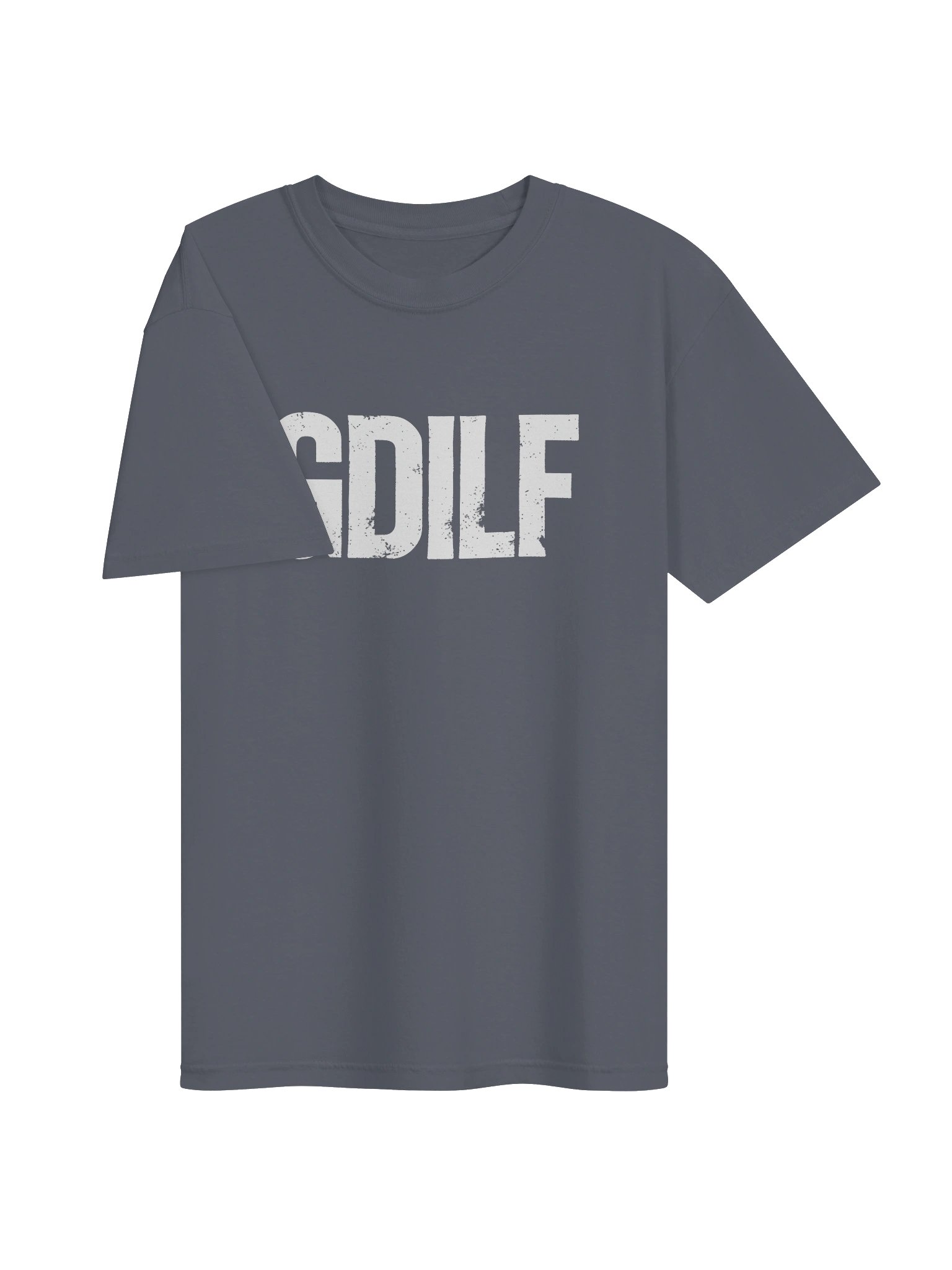 GDILF in White Grungy Letters T-Shirt product image (3)