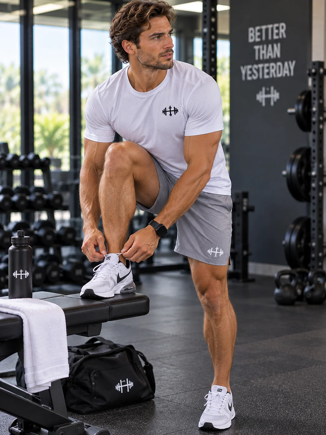 His House Mens Performance Mesh Shorts - Silver by His House