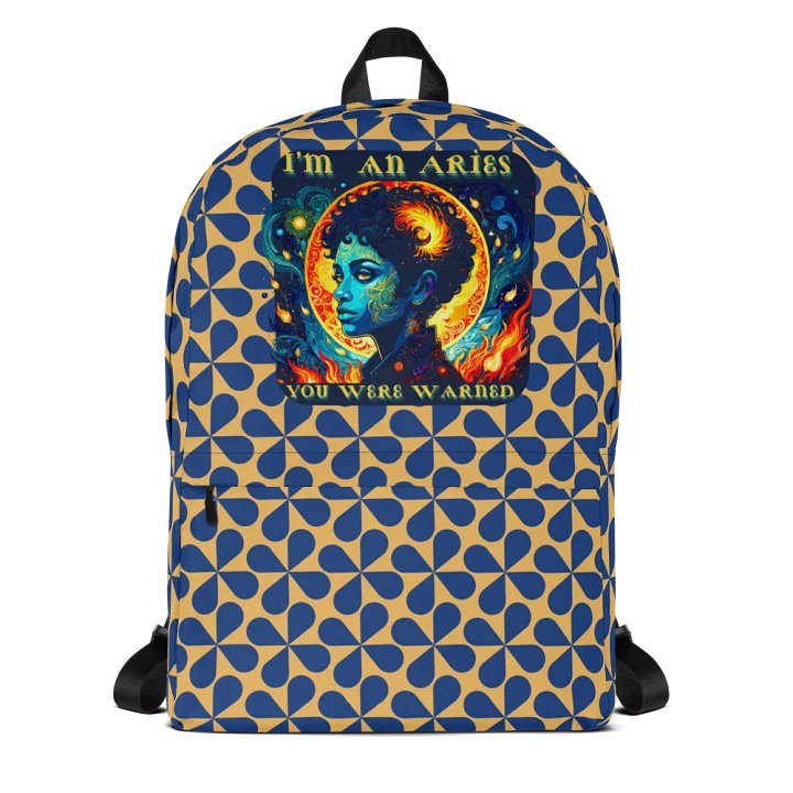 Aries 2025, You Were Warned, Backpack product image (1)