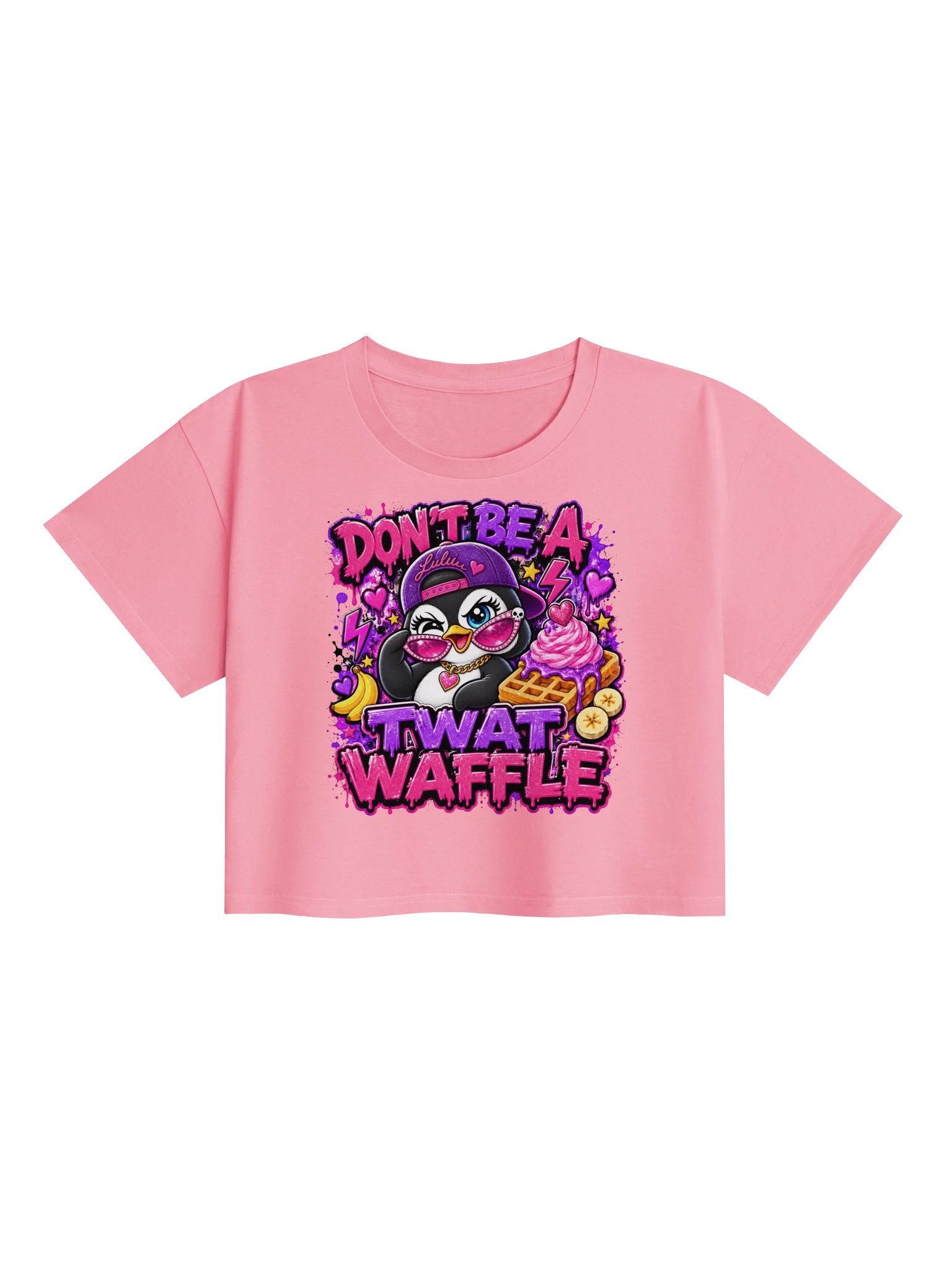 Don't Be A Twat Waffle Lulu Crop Top product image (1)