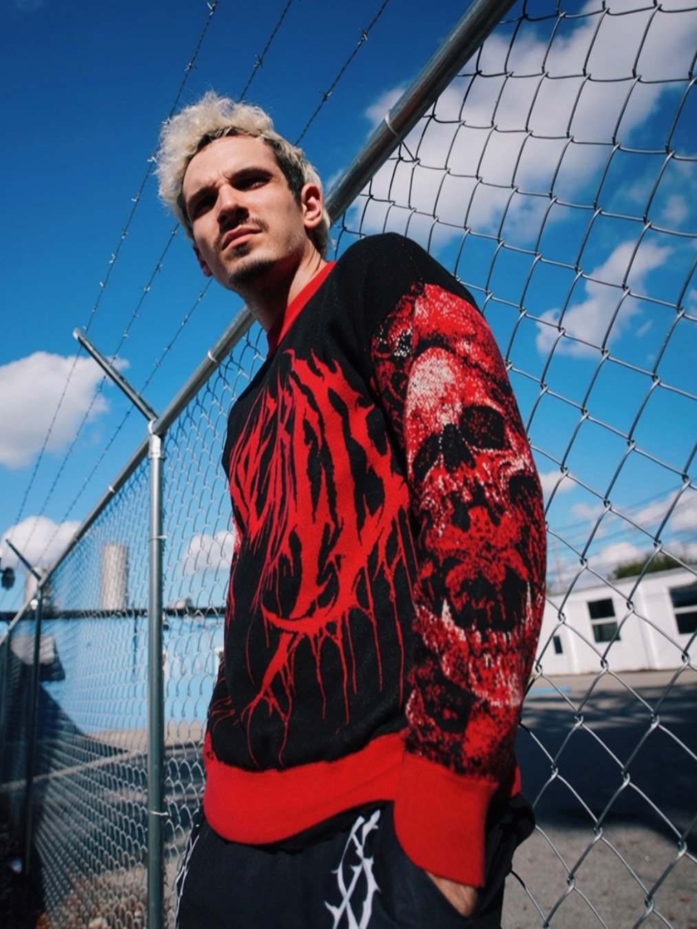 RED BRUTAL SWEATER product image (2)