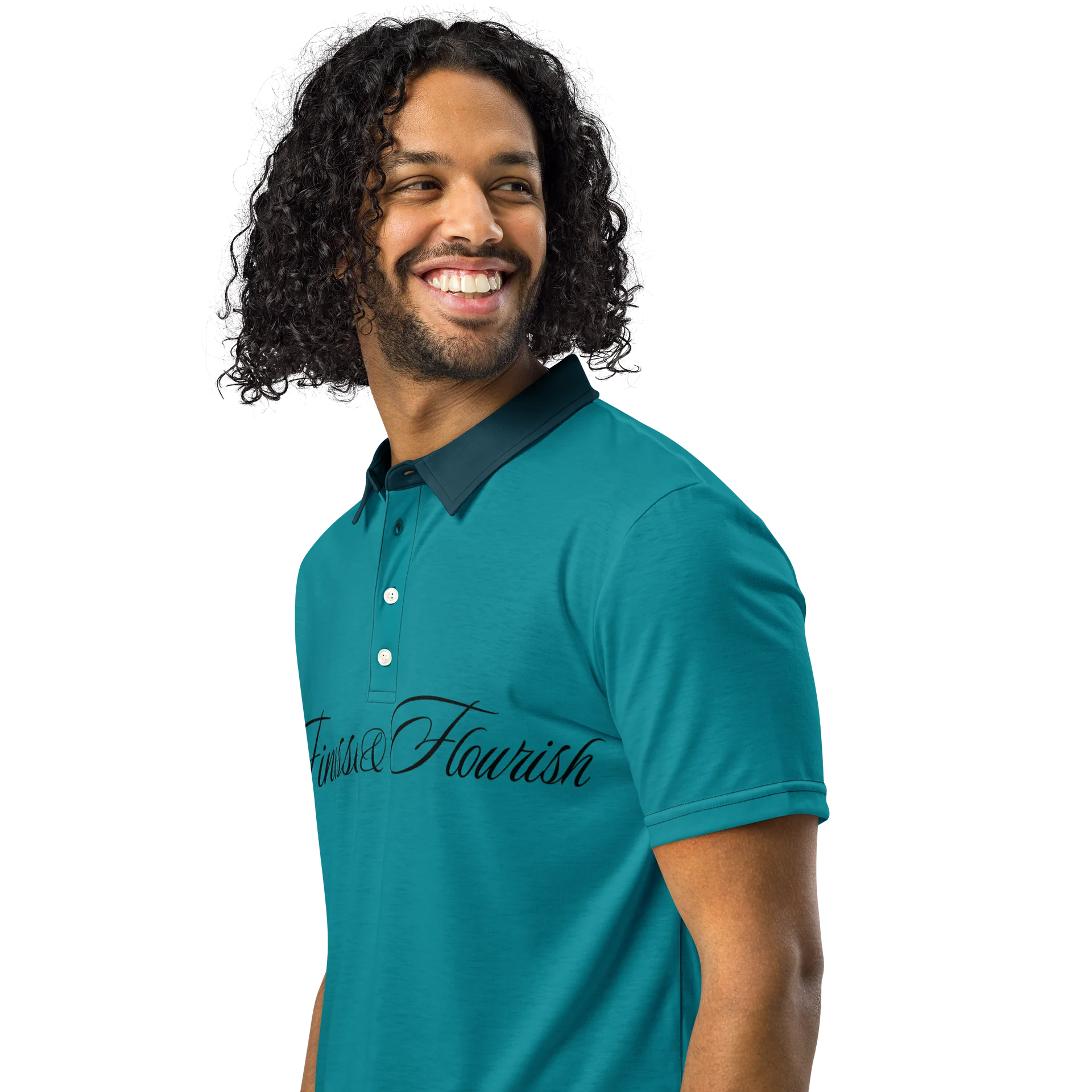 F&F Big Script Mariner Slim Fit Polo Shirt product image (2)