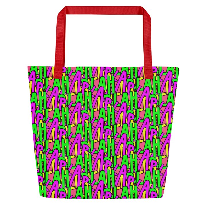 BLAH BLAH BLAH Tote (Neon) product image (6)