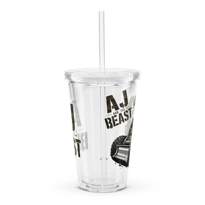 Double Wall Clear Plastic Tumbler (16 oz) : CAMO product image (2)