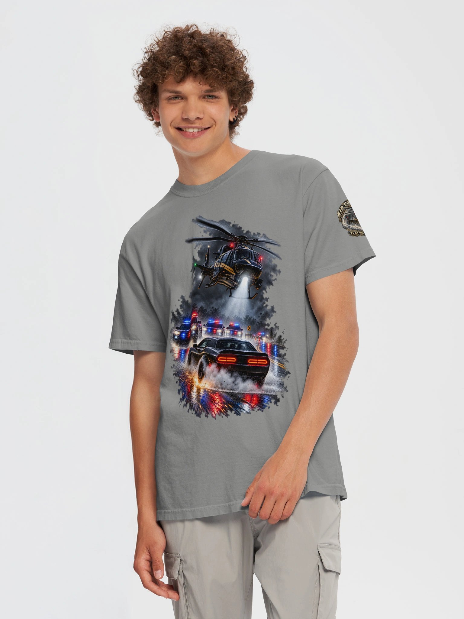 You Can Run. We Can Fly. Air Support T-Shirt | FLAT OUT BROKEN™ product image (115)