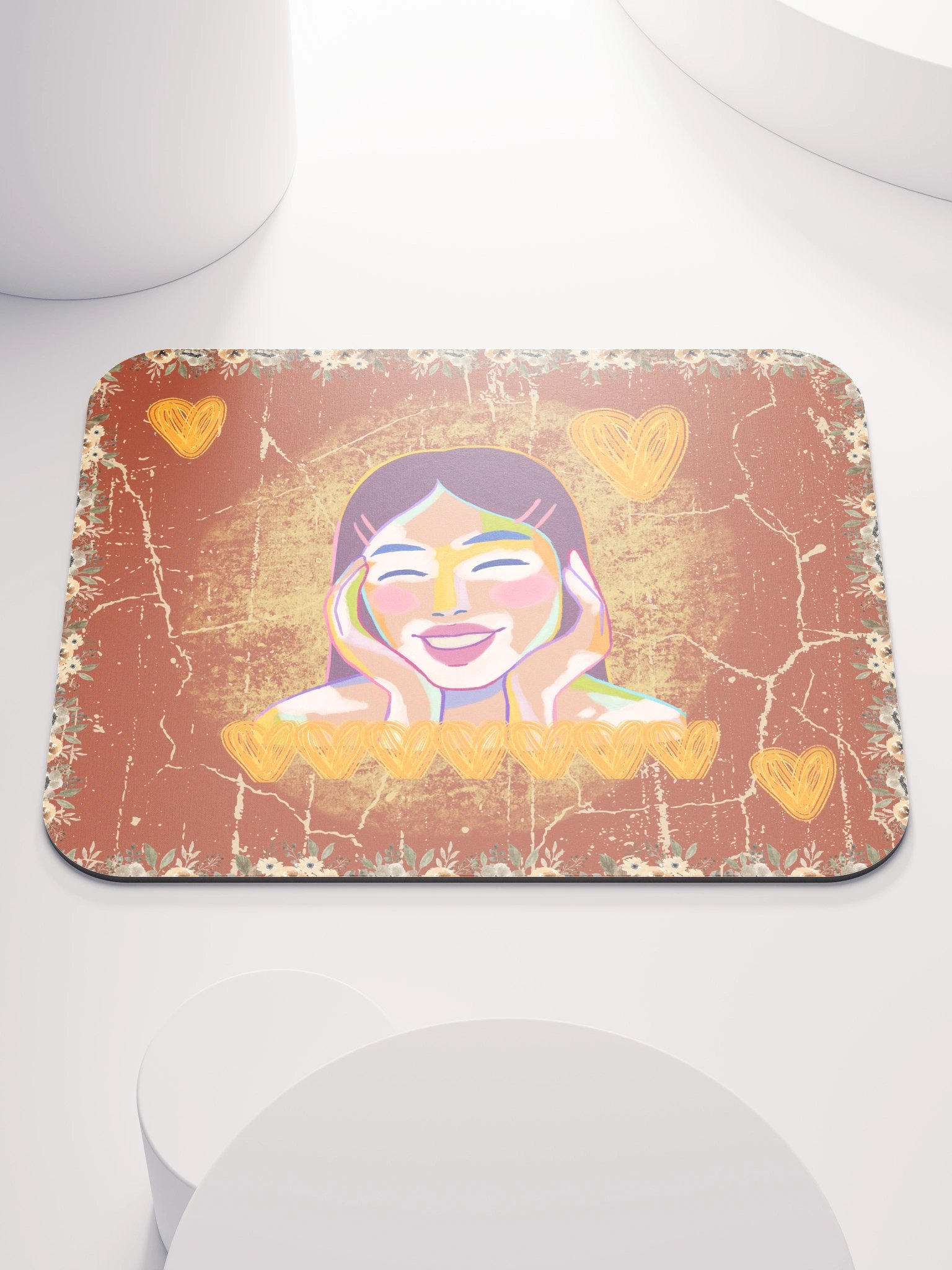 Whimsical Heartfelt Mouse Pad product image (1)