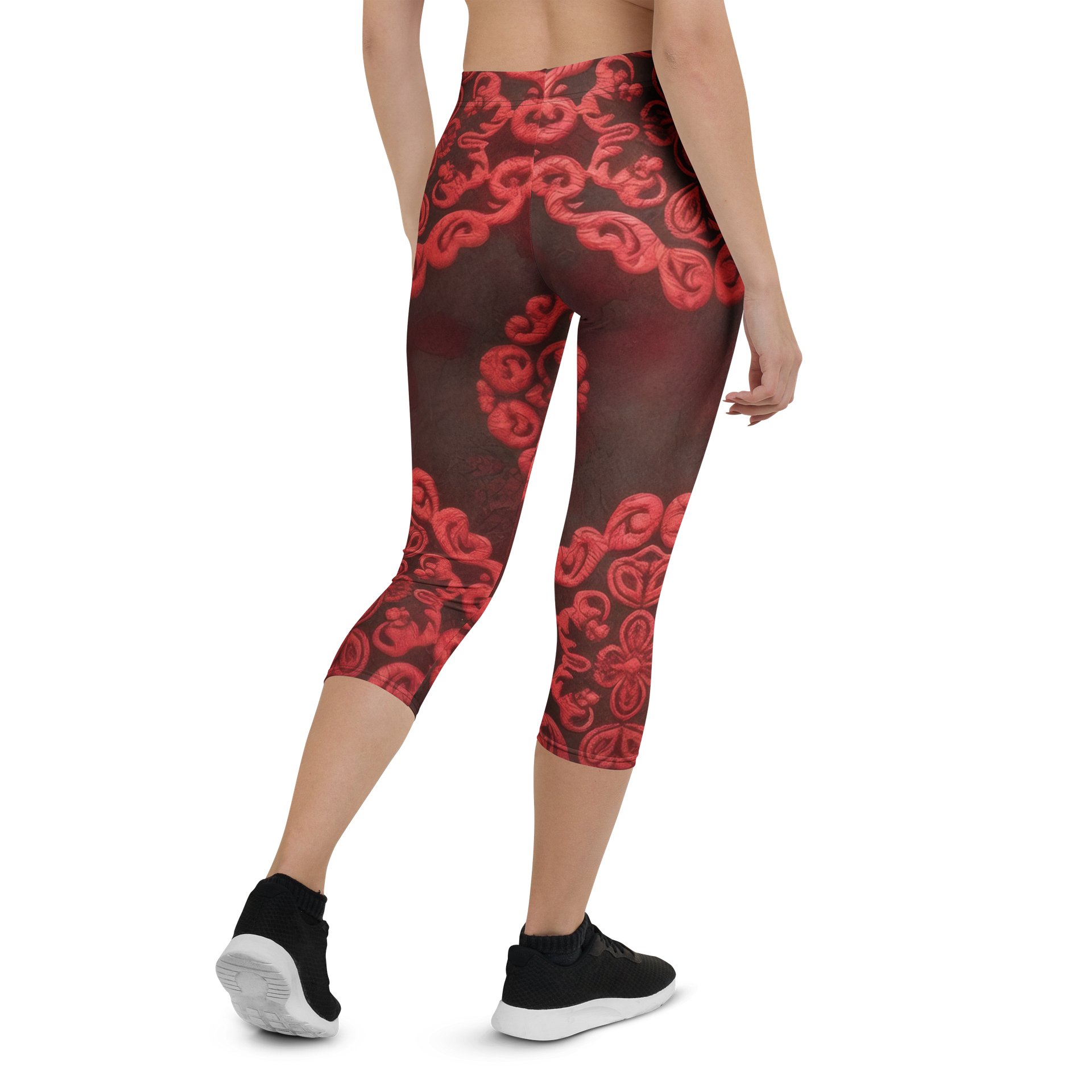 Damask Dreams Capri Leggings product image (3)