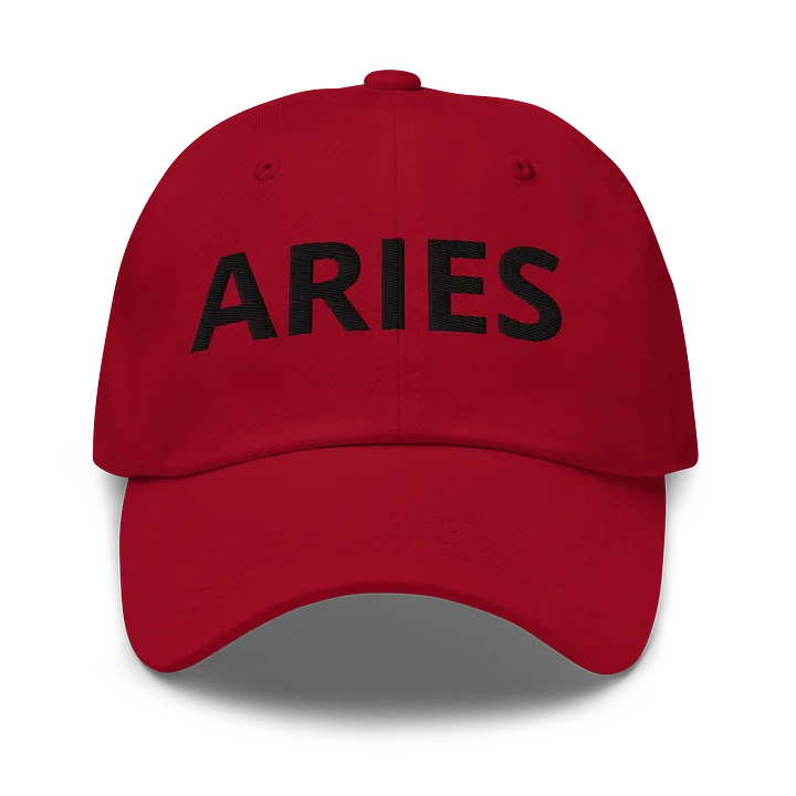 Aries Zodiac Cap – Fire & Fearless product image (1)