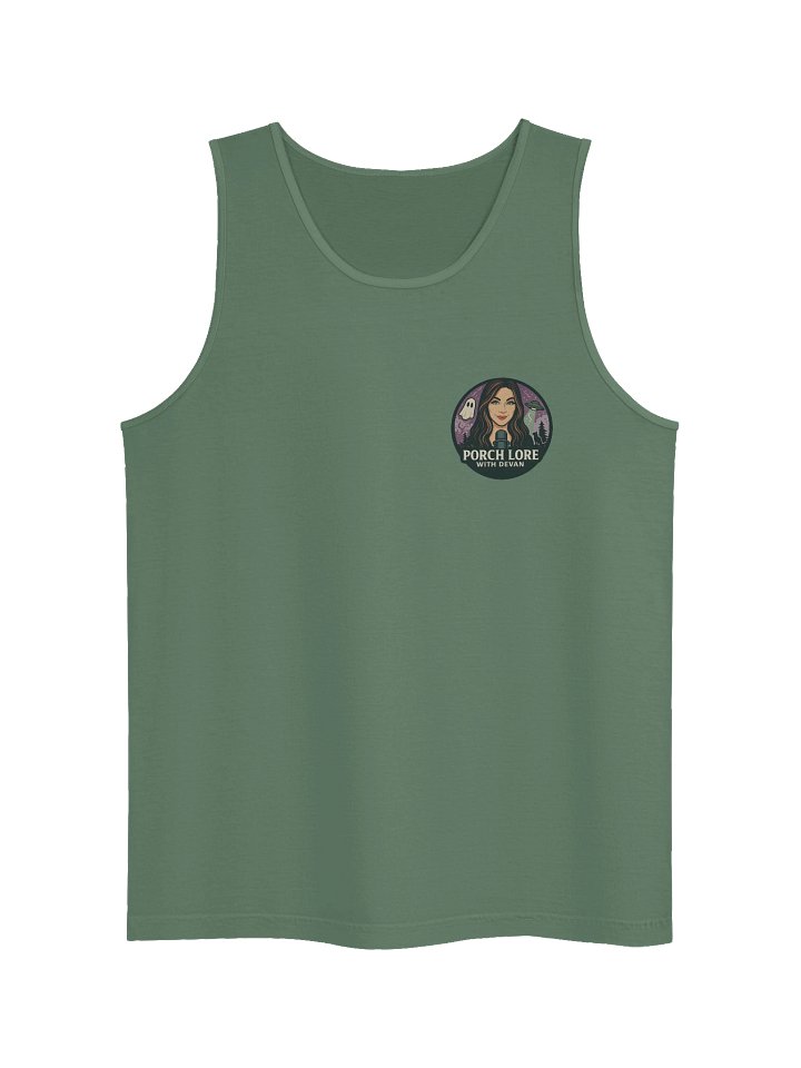 PORCH LORE DEVAN POCKET LOGO UNISEX GARMENT DYED TANK TOP product image (13)