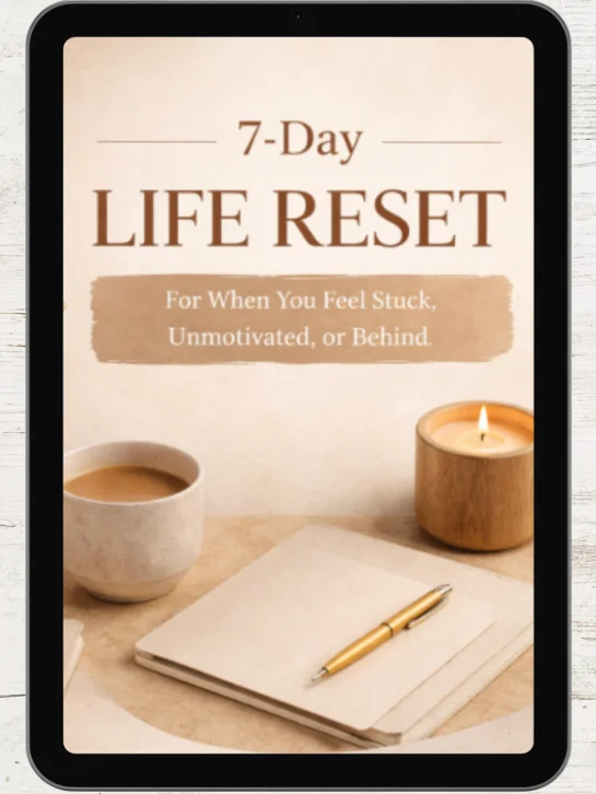 7-Day Life Reset: For When You Feel Stuck, Unmotivated, or Behind product image (1)