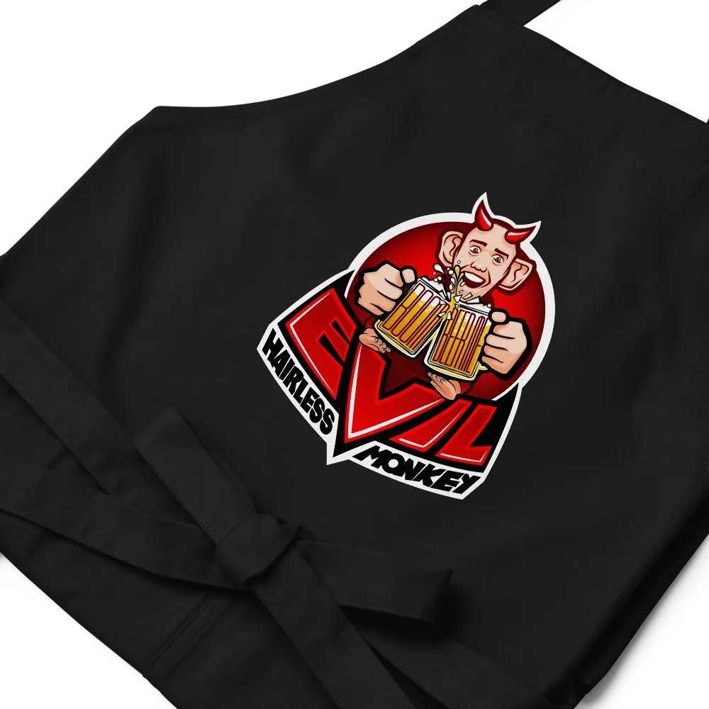 Evil Hairless Monkey Apron product image (7)