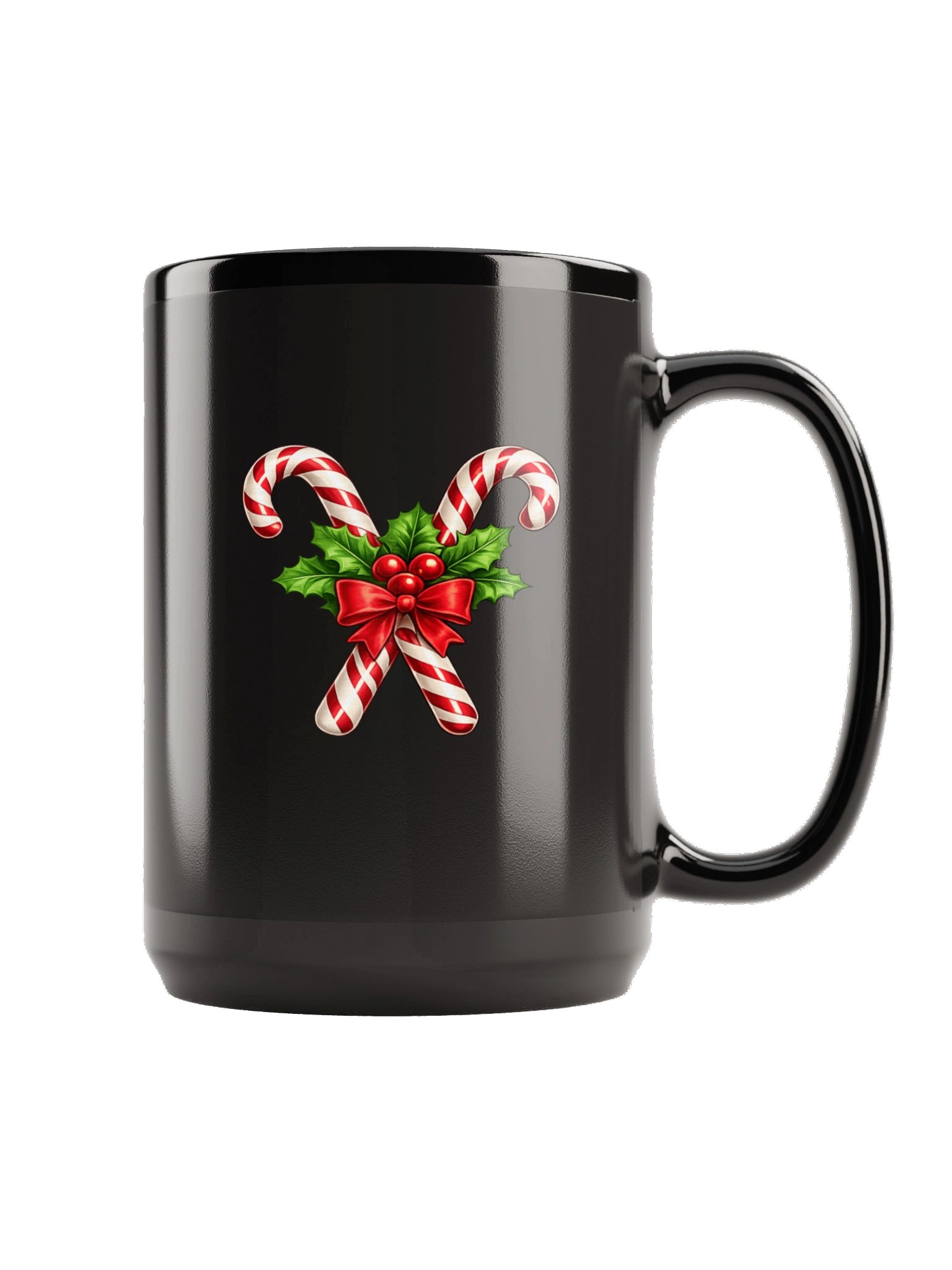 Candy Loves Christmas Black Mug product image (3)