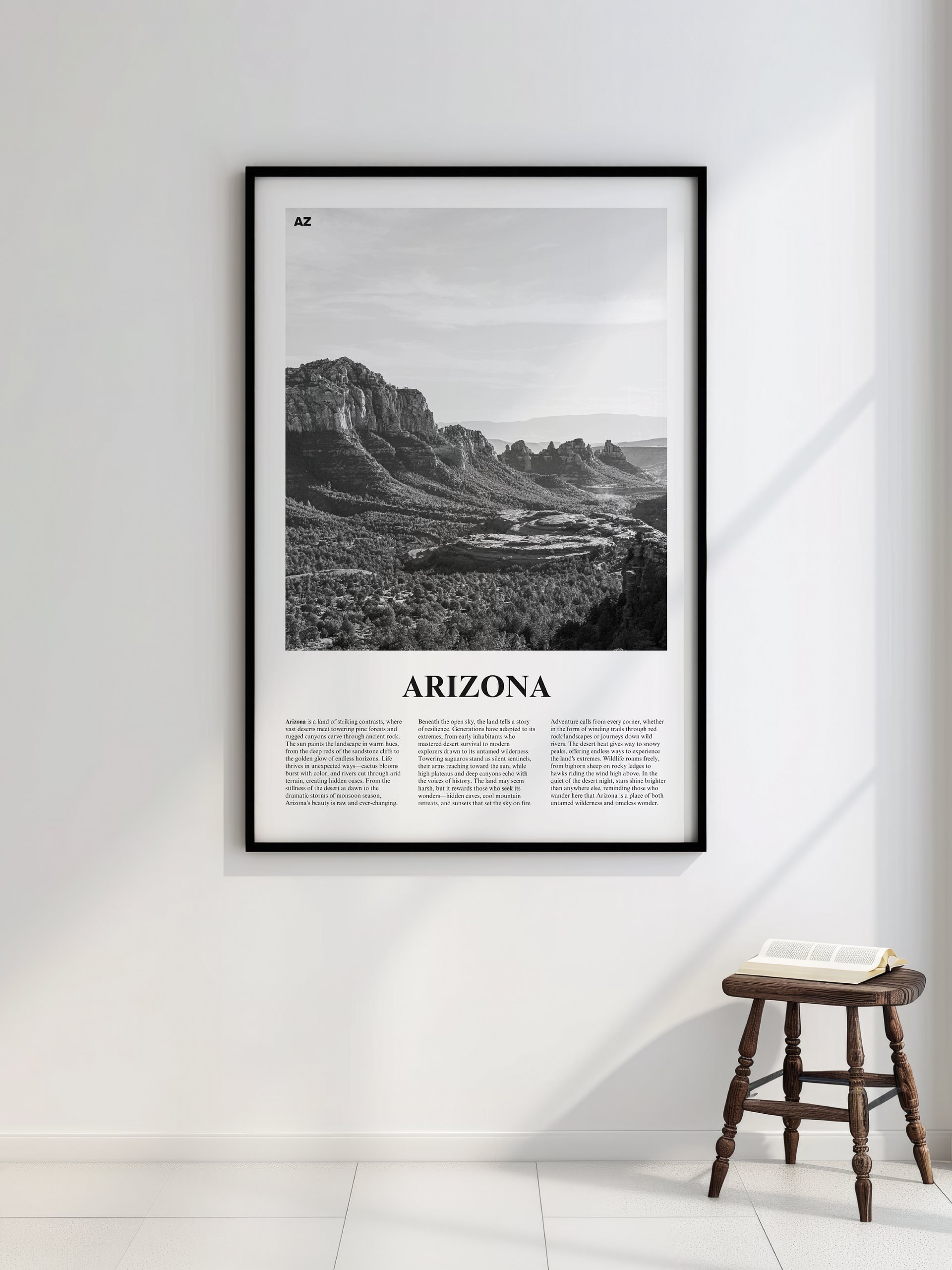 Arizona 01 Newspaper Poster | Framed product image (2)