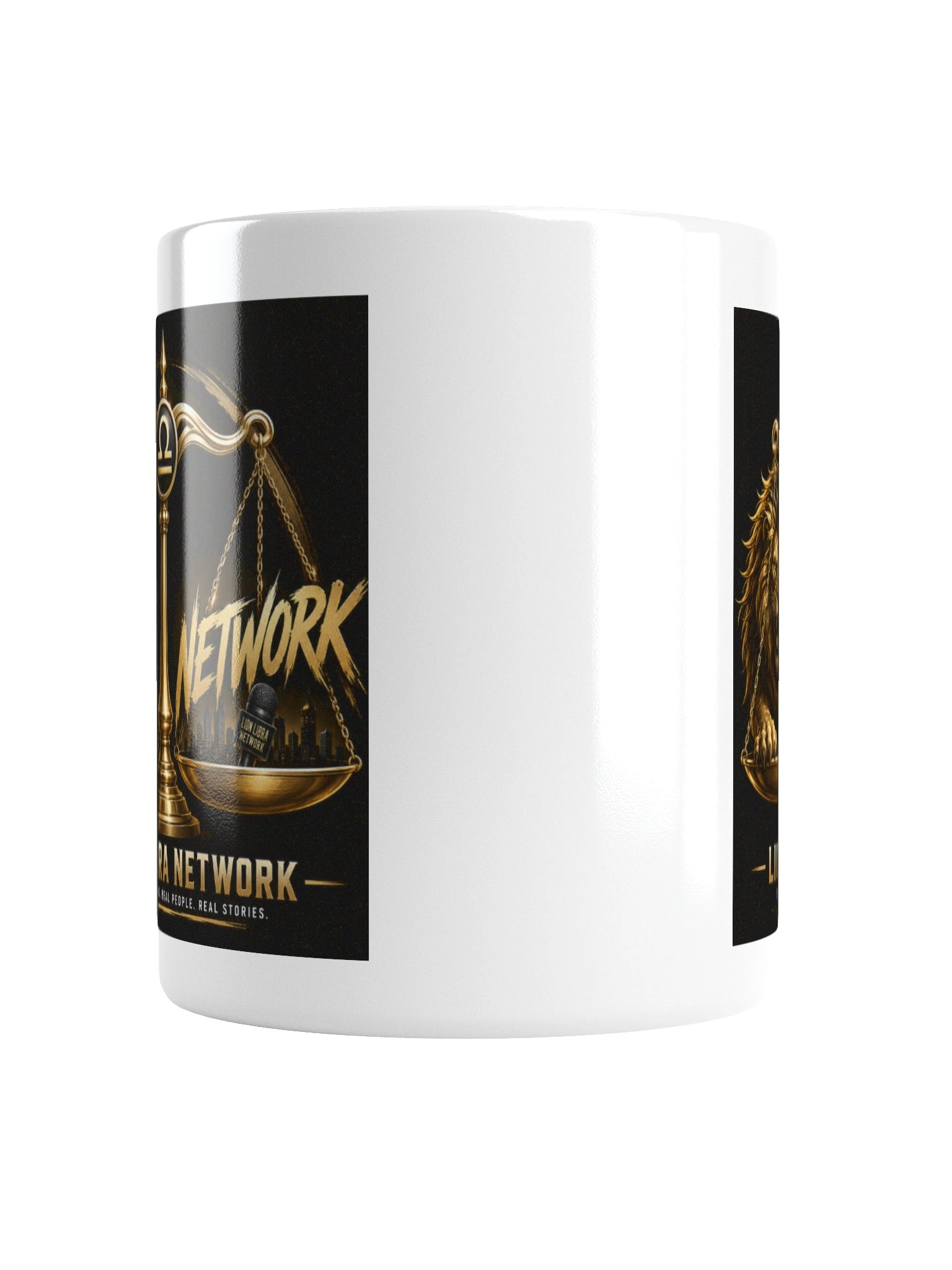 Lion Libra Network White Mug product image (4)