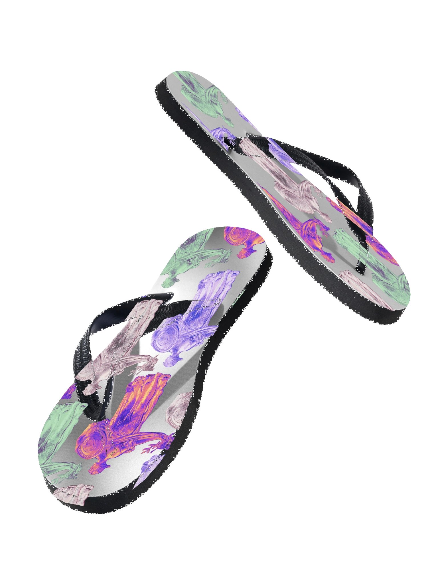 2026 Standing Liberty Contrast Art Flip-flops product image (2)
