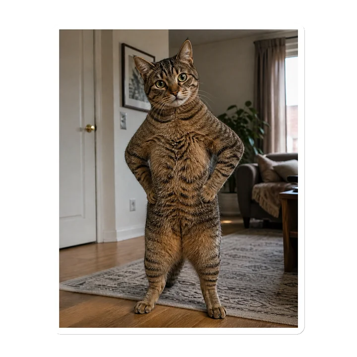 Cat-titude Sticker product image (1)