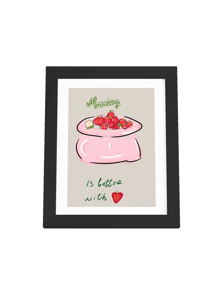 LINEN MORNING FRAMED ART PRINT product image (2)