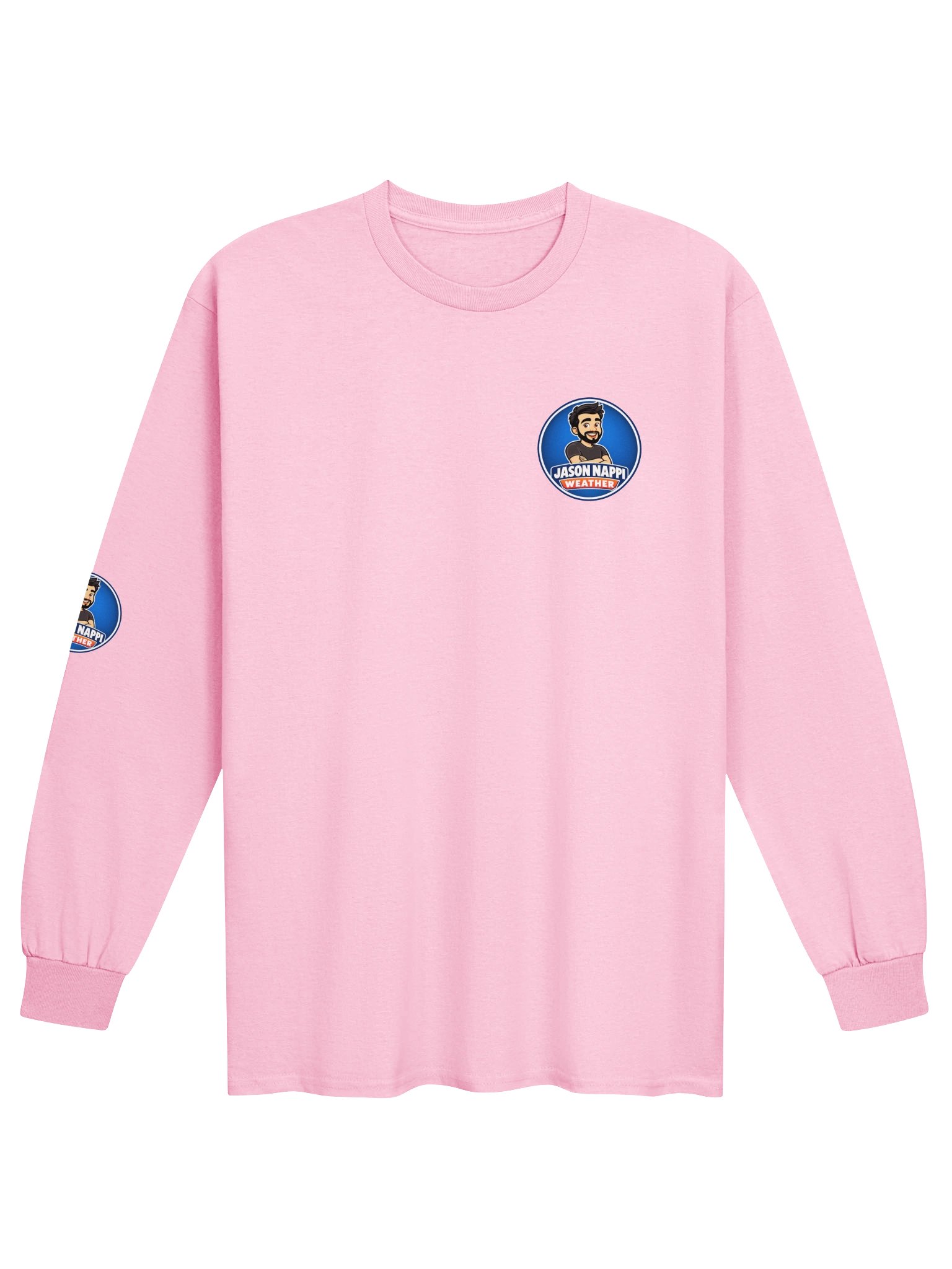 Jason Nappi Weather premium long sleeve shirt in pink product image (1)