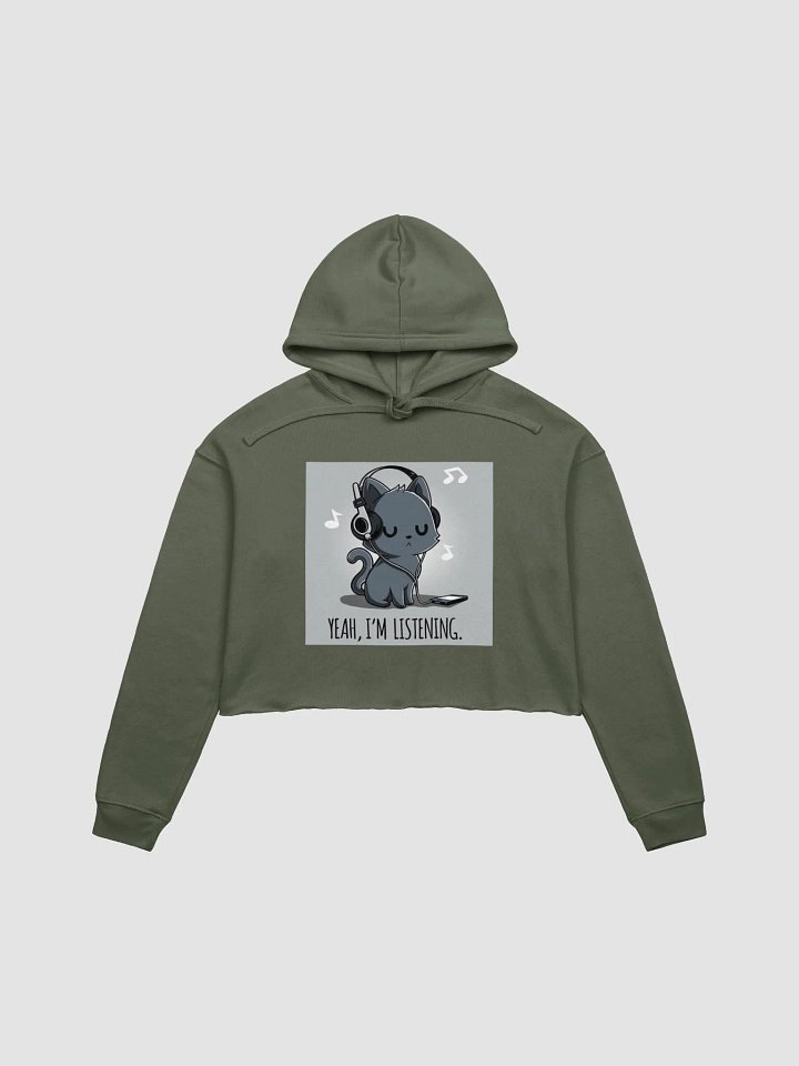 Arogant Meow Melody Crop Hoodie product image (17)