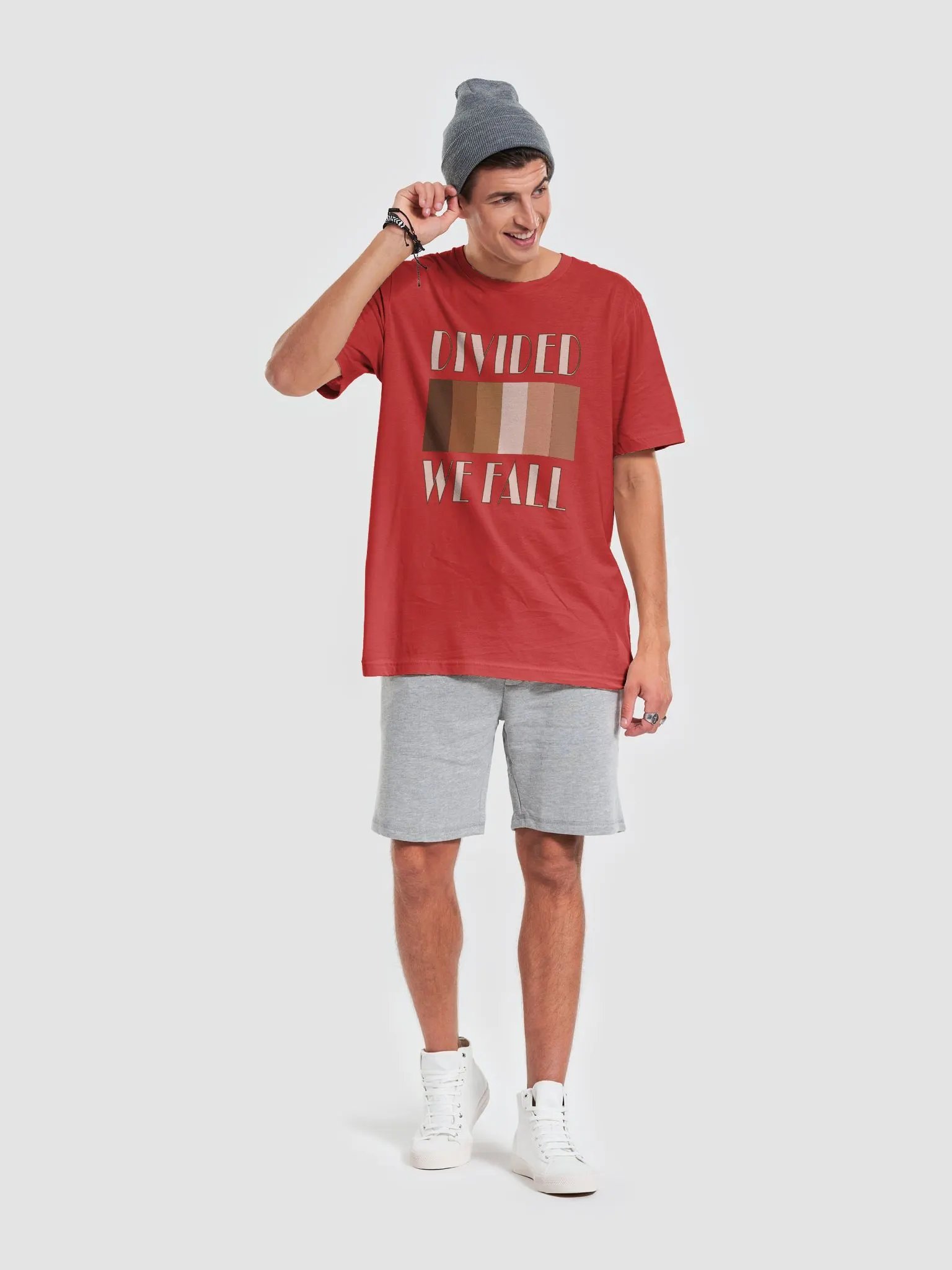 Divided We Fall - Skin Colour One - Bella+Canvas Supersoft T-Shirt product image (4)
