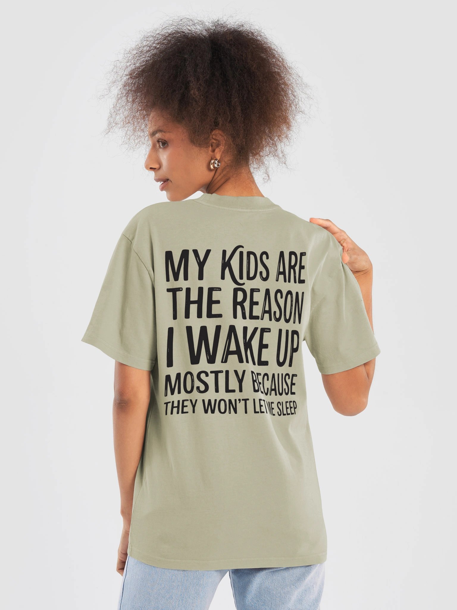 My Kids Are The Reason I Wake Up T-Shirt | Funny Mom & Dad Graphic Tee product image (16)