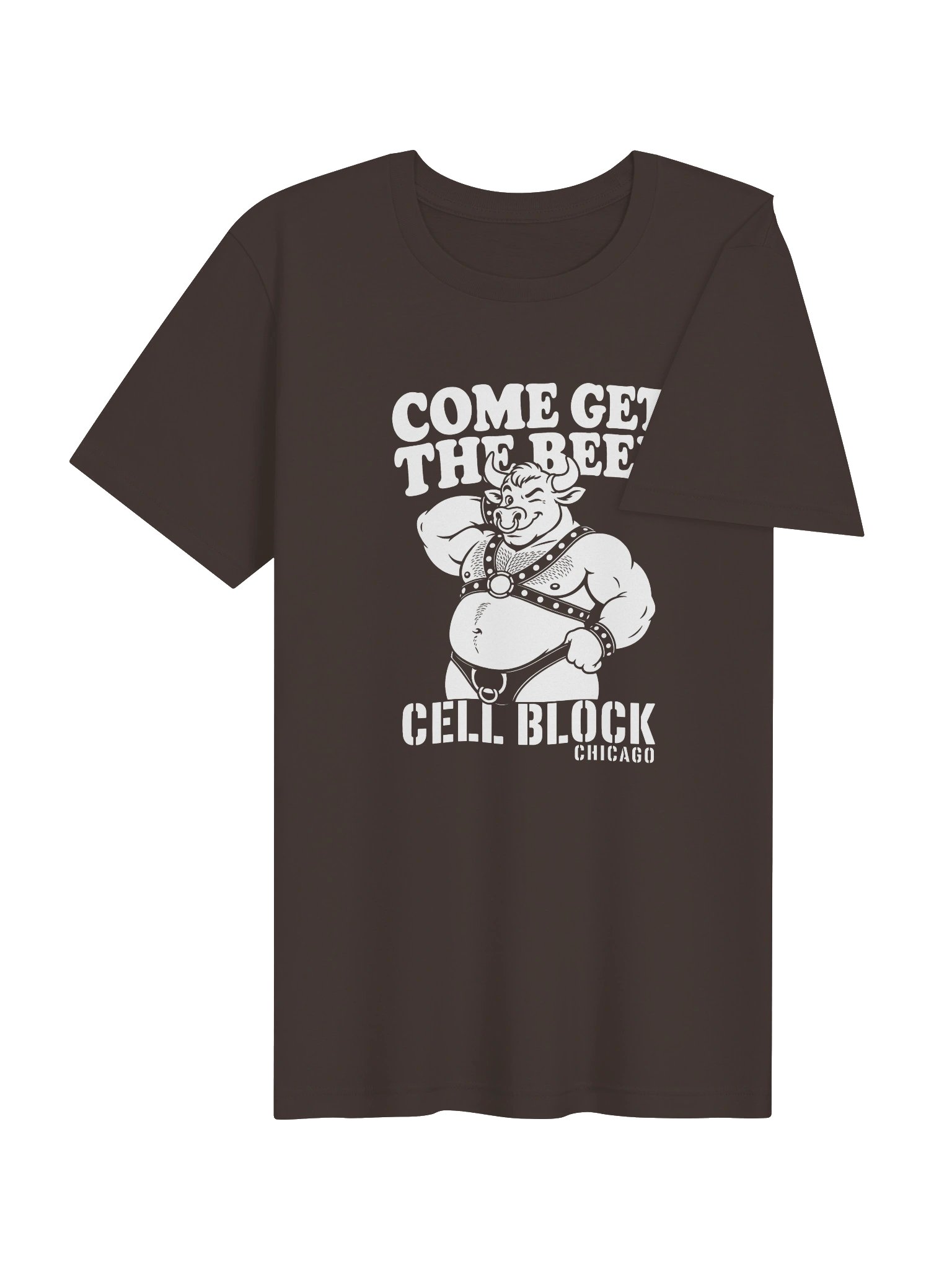 Cell Block Get The Beef Bull Graphic Tee product image (4)