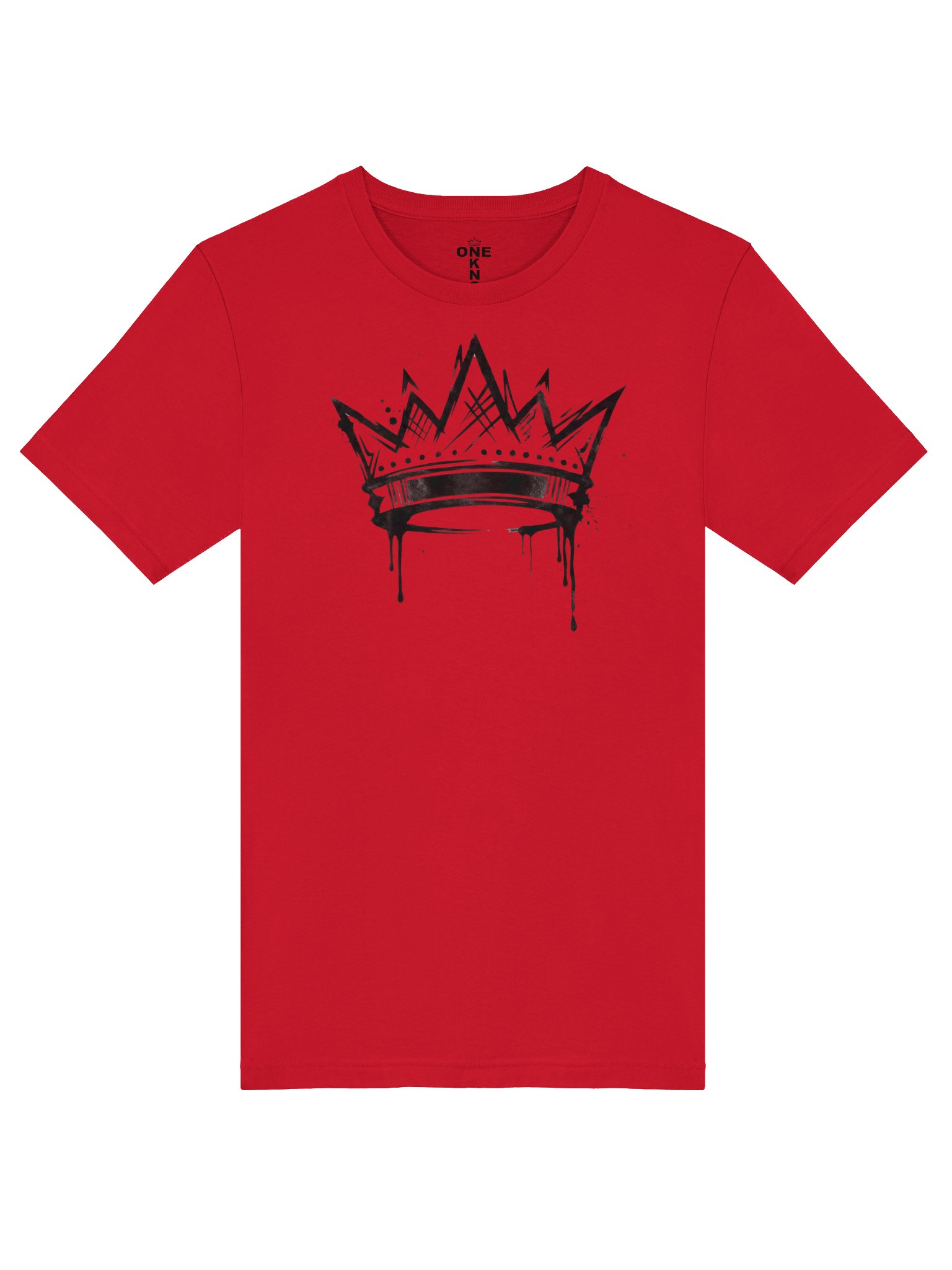 ONE KING True Crown Premium T-Shirt black print product image (1)
