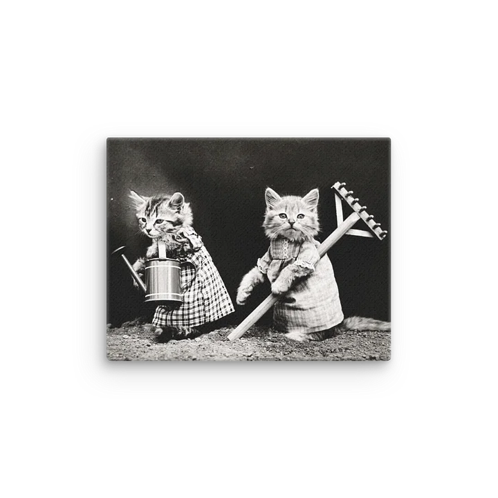 "Purrfectly Farmy" Garden Kittens Canvas Art product image (5)