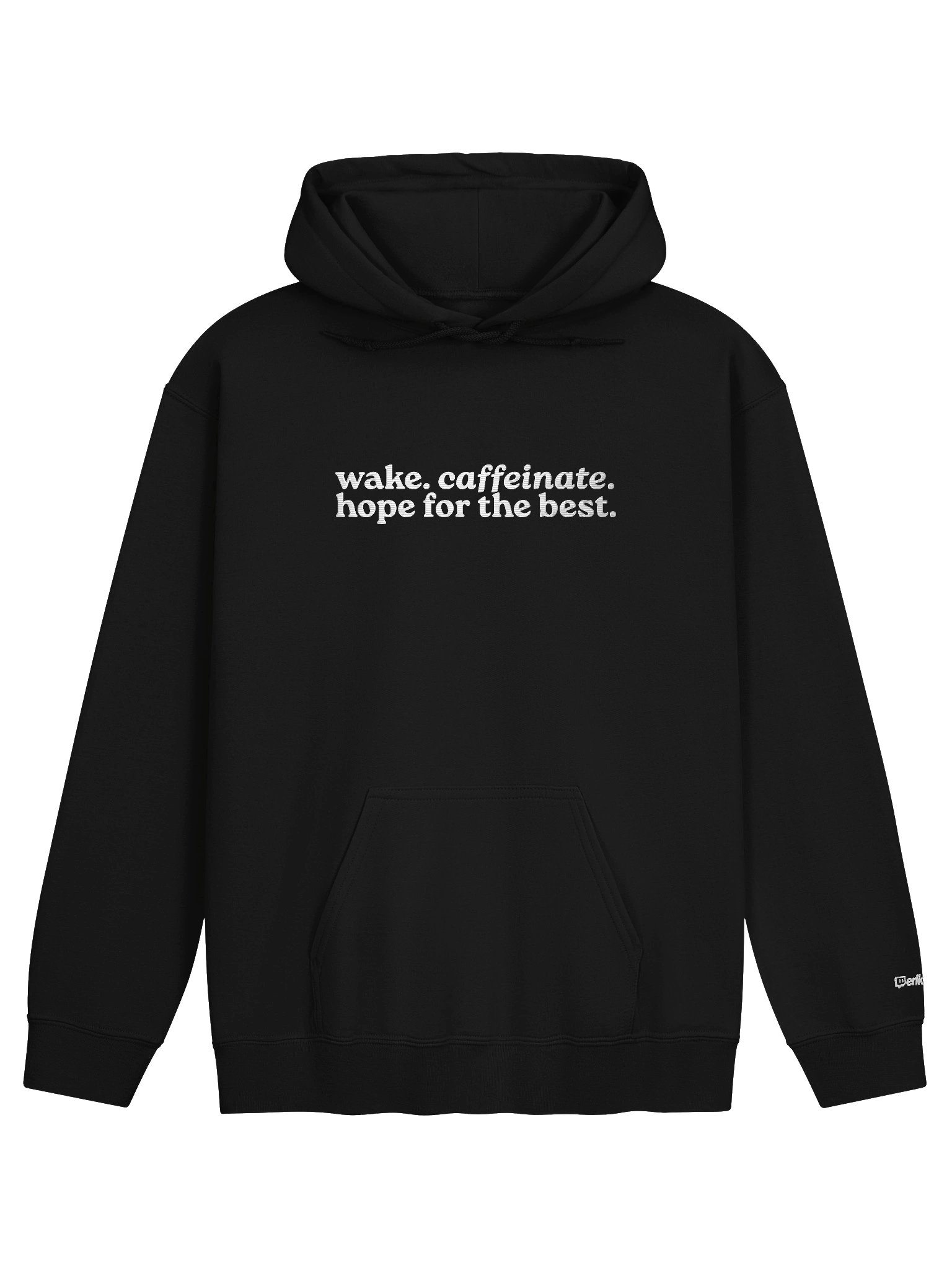 wake & caffeinate (cozy version) hoodie product image (1)