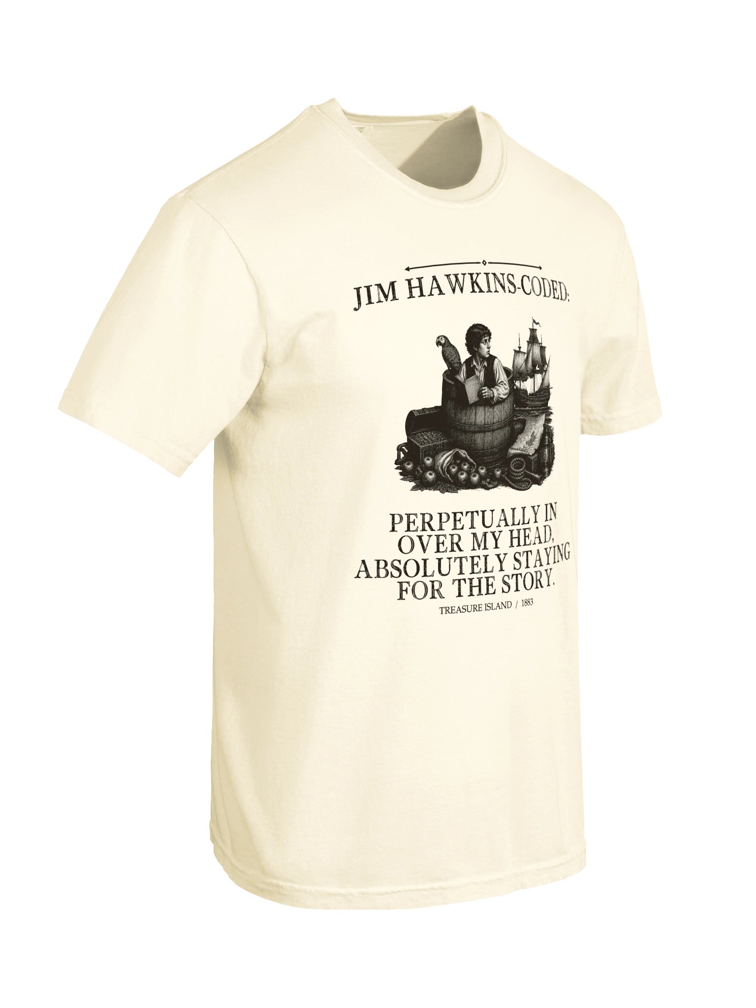 Jim Hawkins Coded Perpetually Over Head Absolutely -- Treasure Island Tee (Light) product image (21)