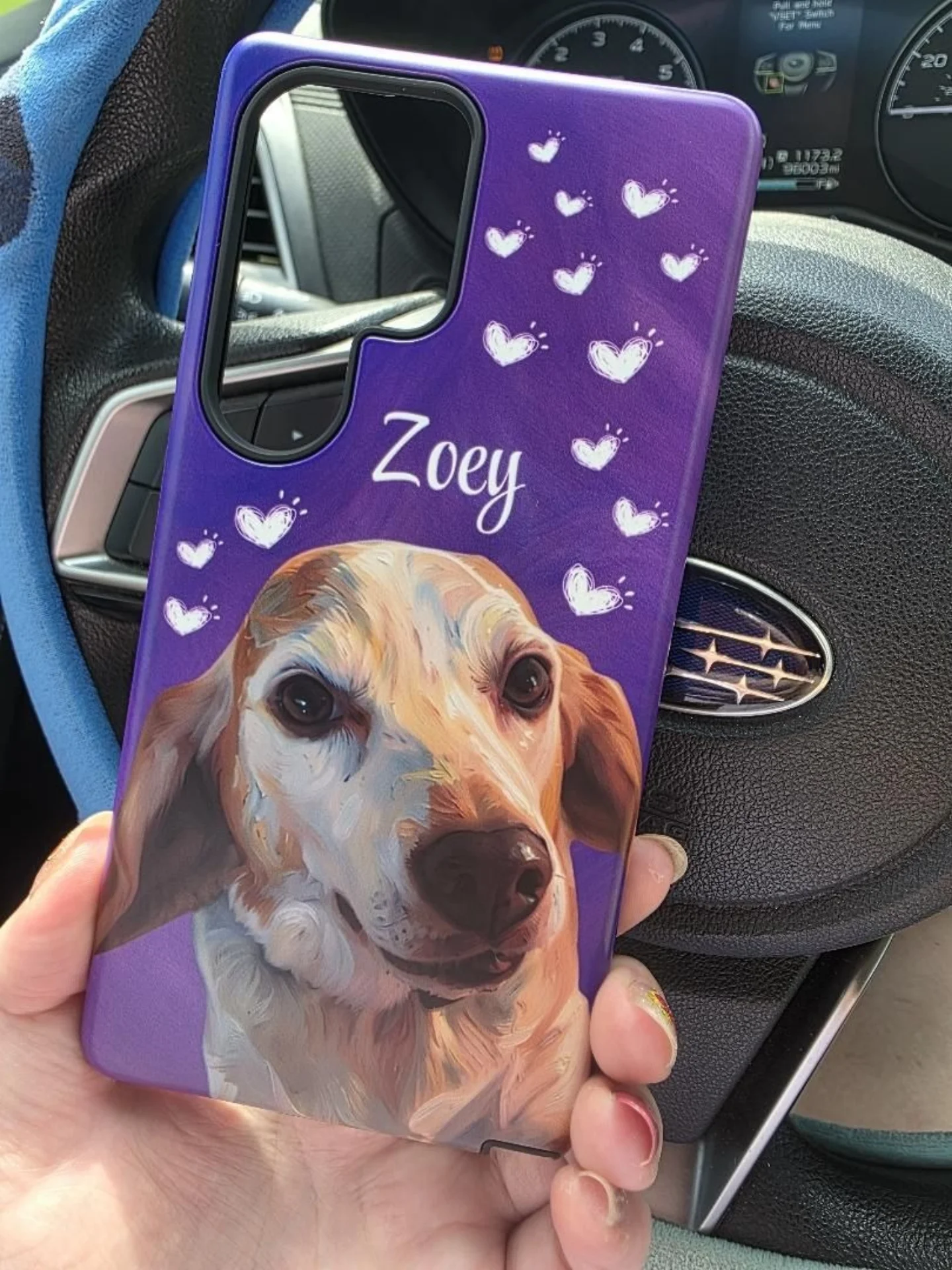 Custom Printed Pet Portrait Tough Case for Samsung® product image (1)