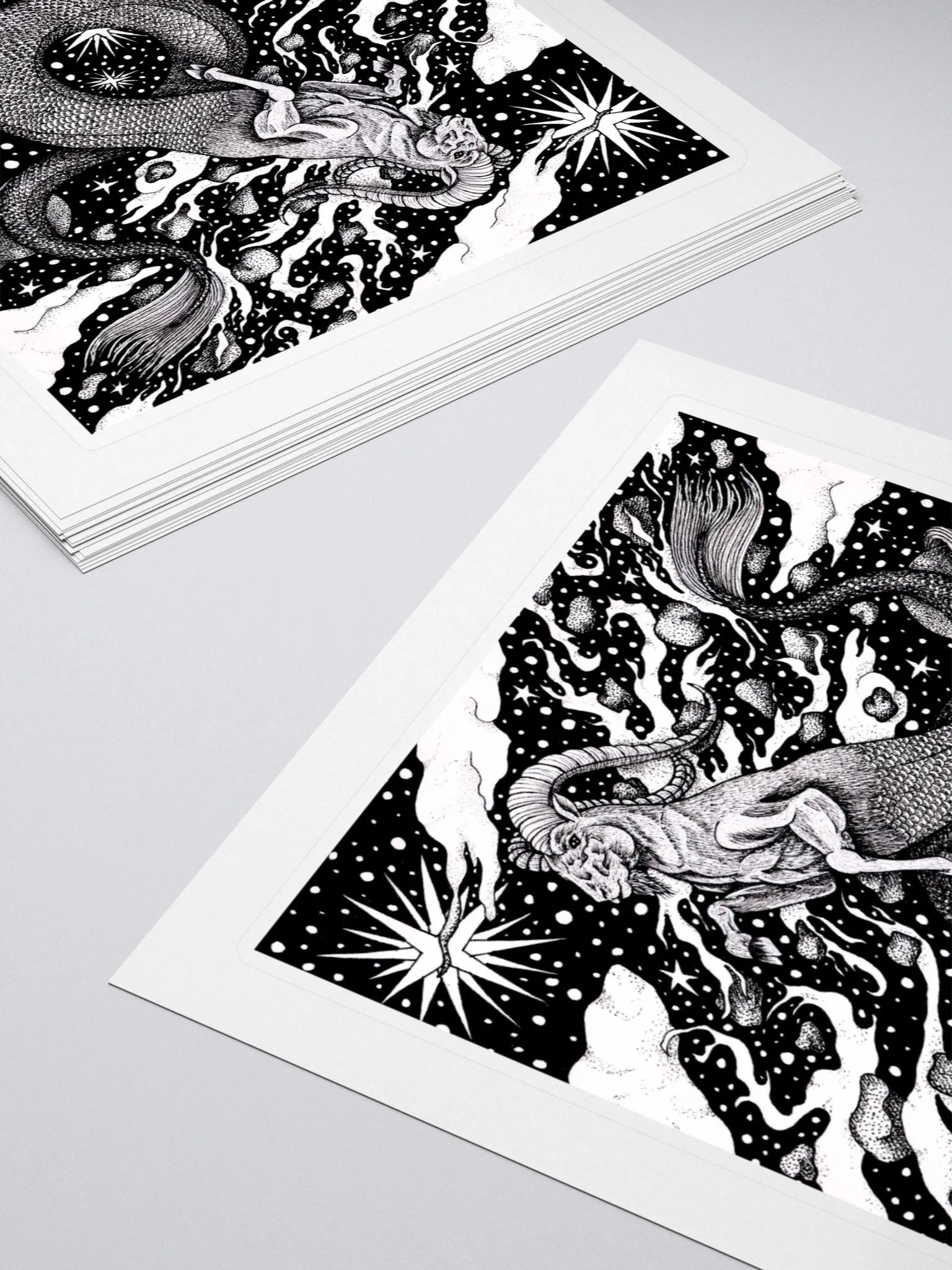 Capricorn Zodiac Kiss Cut Stickers product image (4)