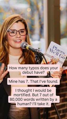 I have been dreading this moment since the second I decided to publish this novel. Finding not one but a few typos in my pape...