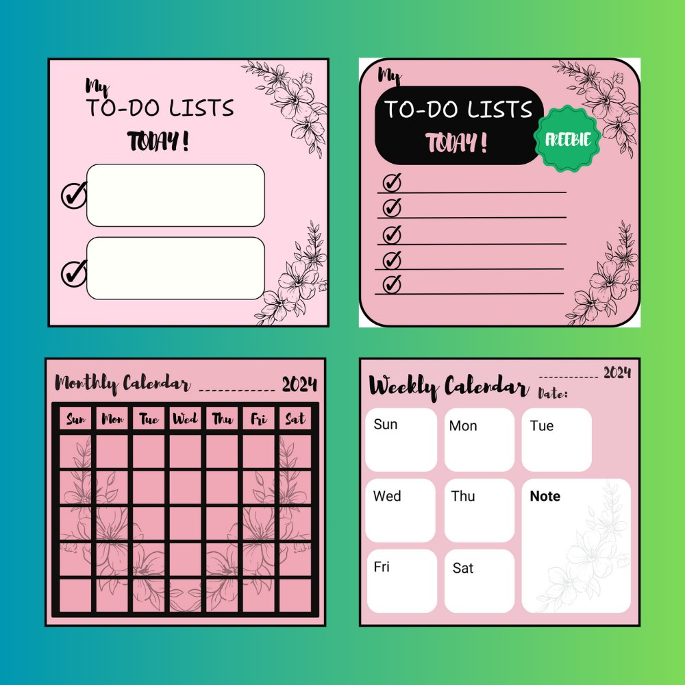 Bundle of Printable Planners product image (5)