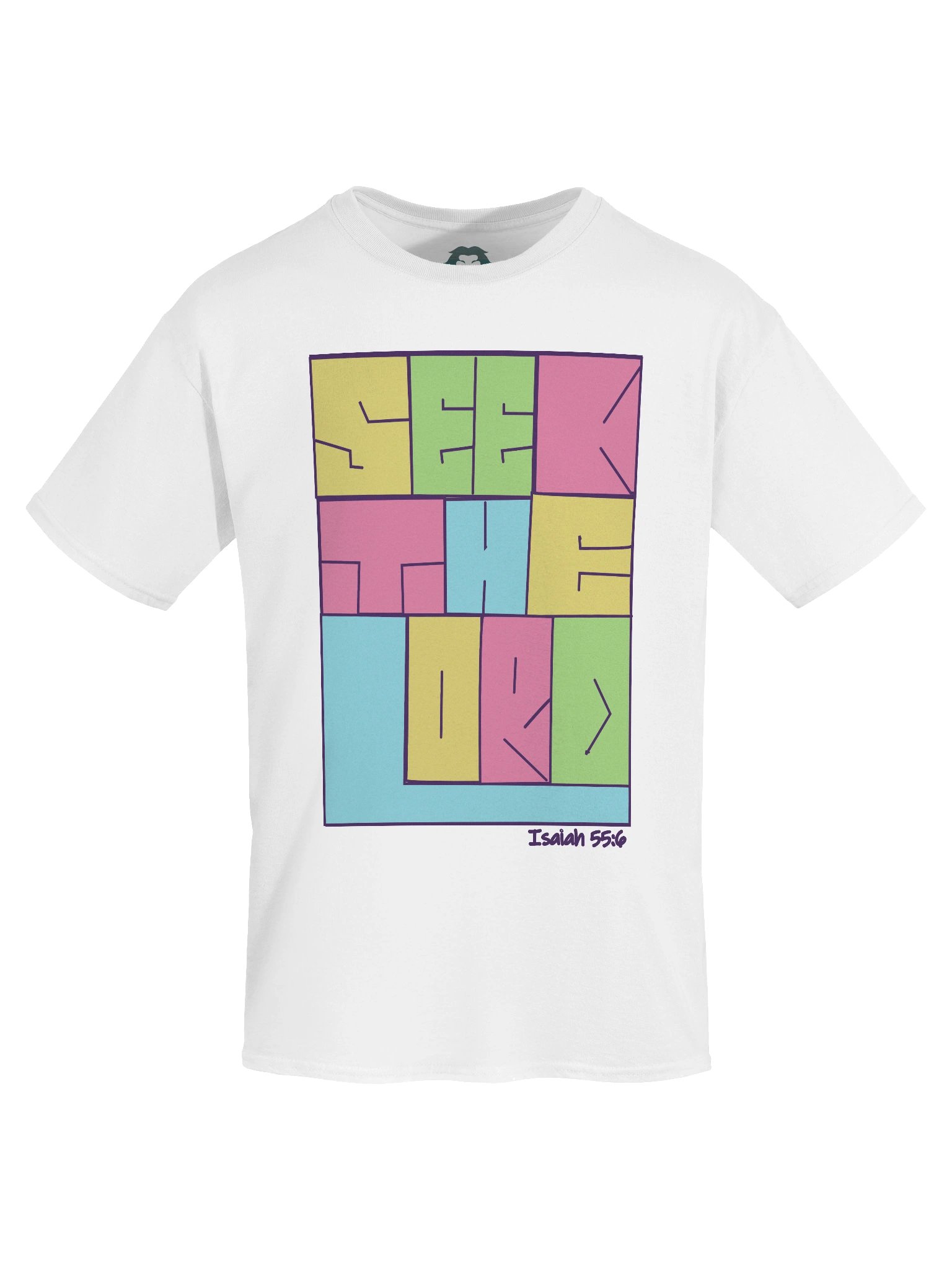 Seek the Lord 90's Block tee product image (7)