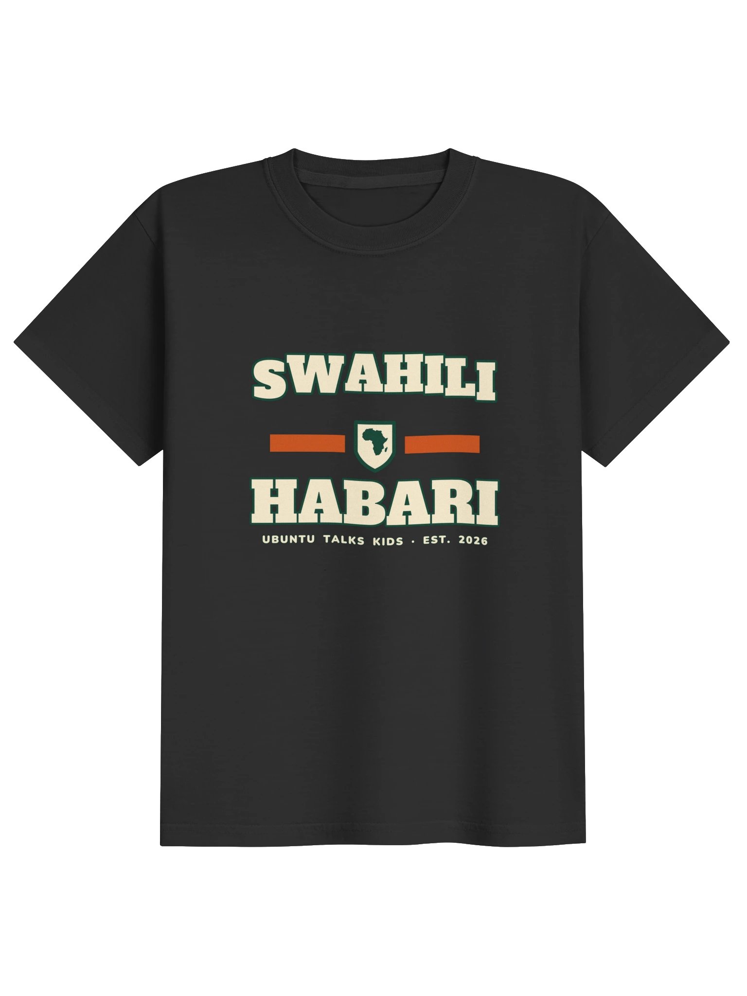Little Language Club — HABARI | Swahili Kids Heavyweight Tee product image (1)