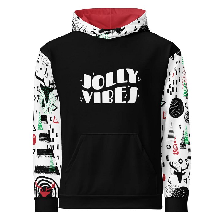 Jolly Vibes Festive Hoodie product image (1)