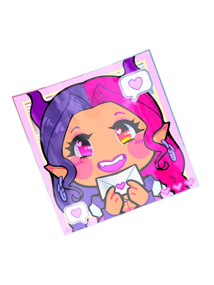 Holographic Love Letter Sticker product image (2)