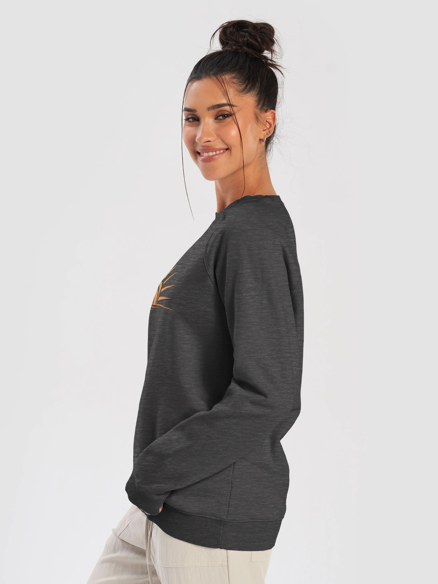The Volleyball Sunrise Organic Raglan Crewneck product image (11)