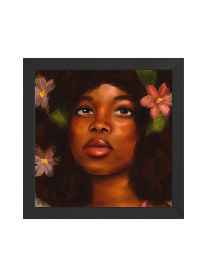Music Of The Flowers Wood Framed Matte Poster product image (2)