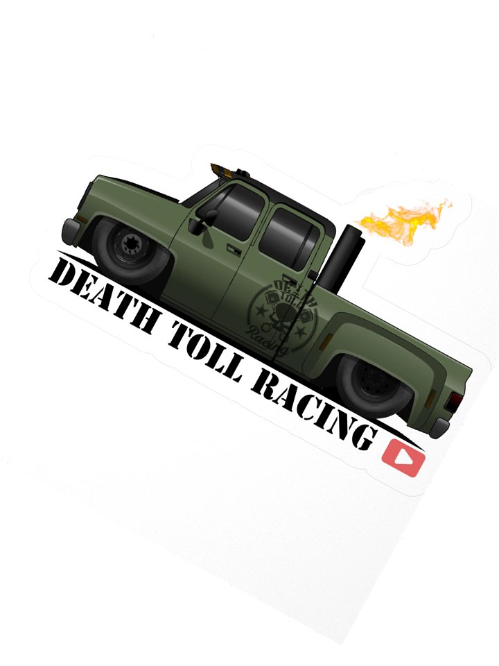 Flaming DTR 3500 Square-body Stickers product image (4)