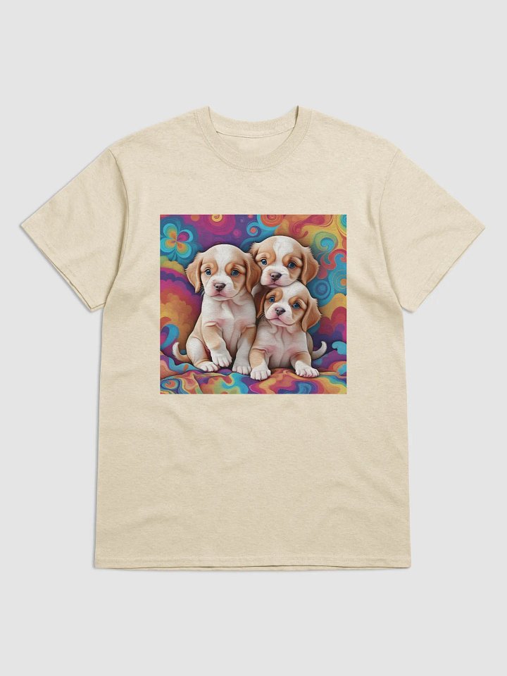 3 adorable puppies psychedelic world product image (1)
