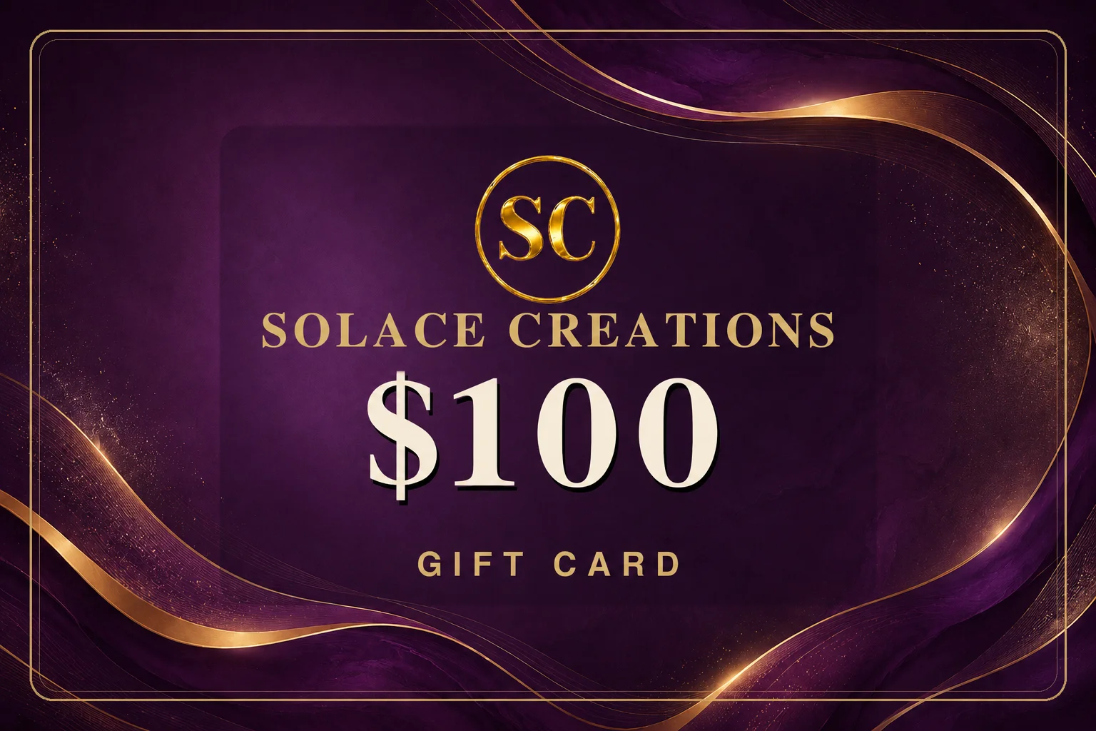 Solace Creations $100 Gift Card product image (1)
