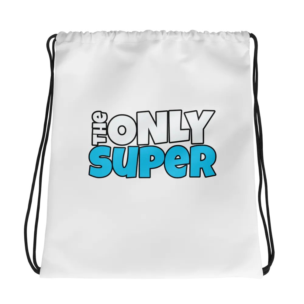 TheOnlySuper - Draw String Bag - White product image (1)